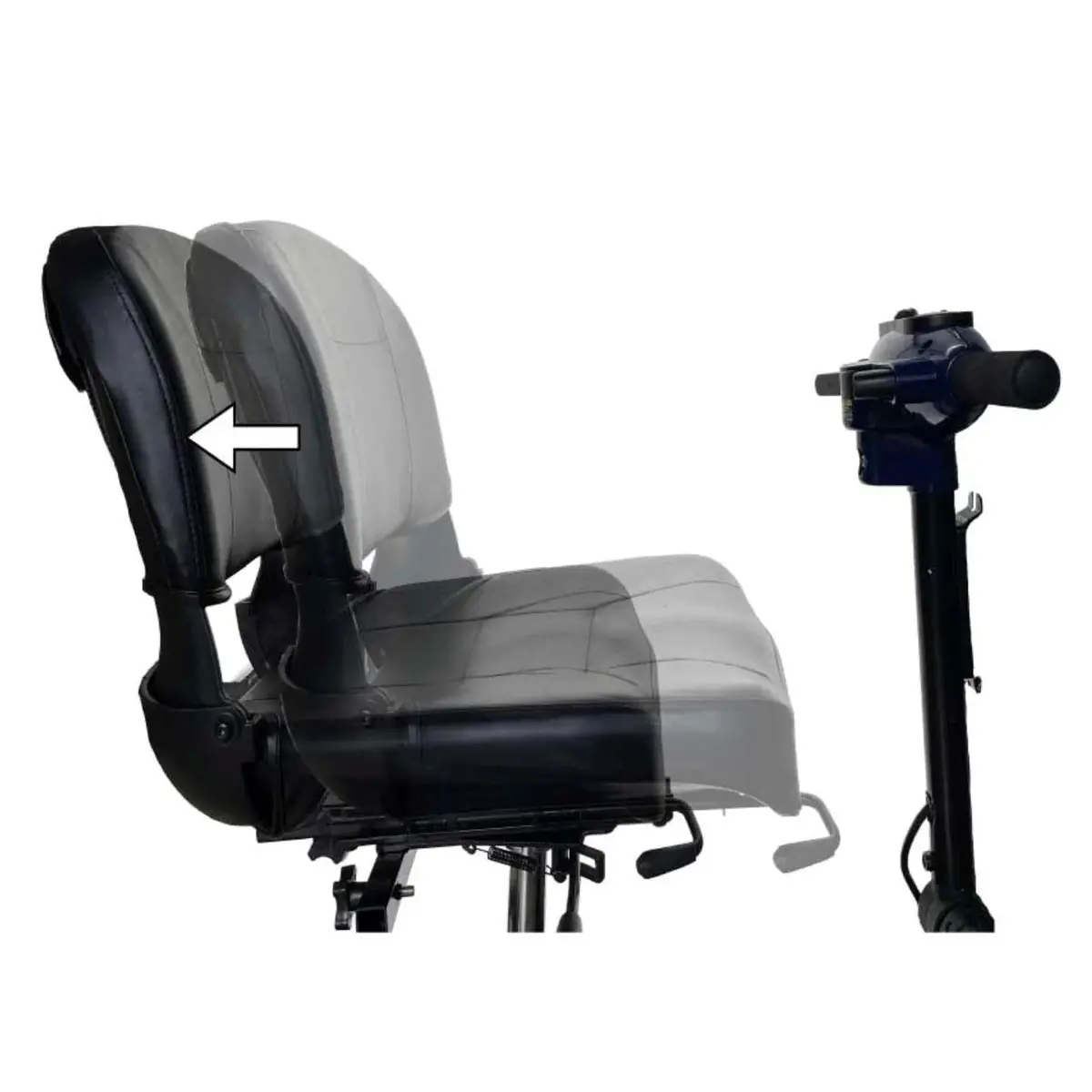 Sliding Seat For Traveler & Xtra Mobility Scooters 1