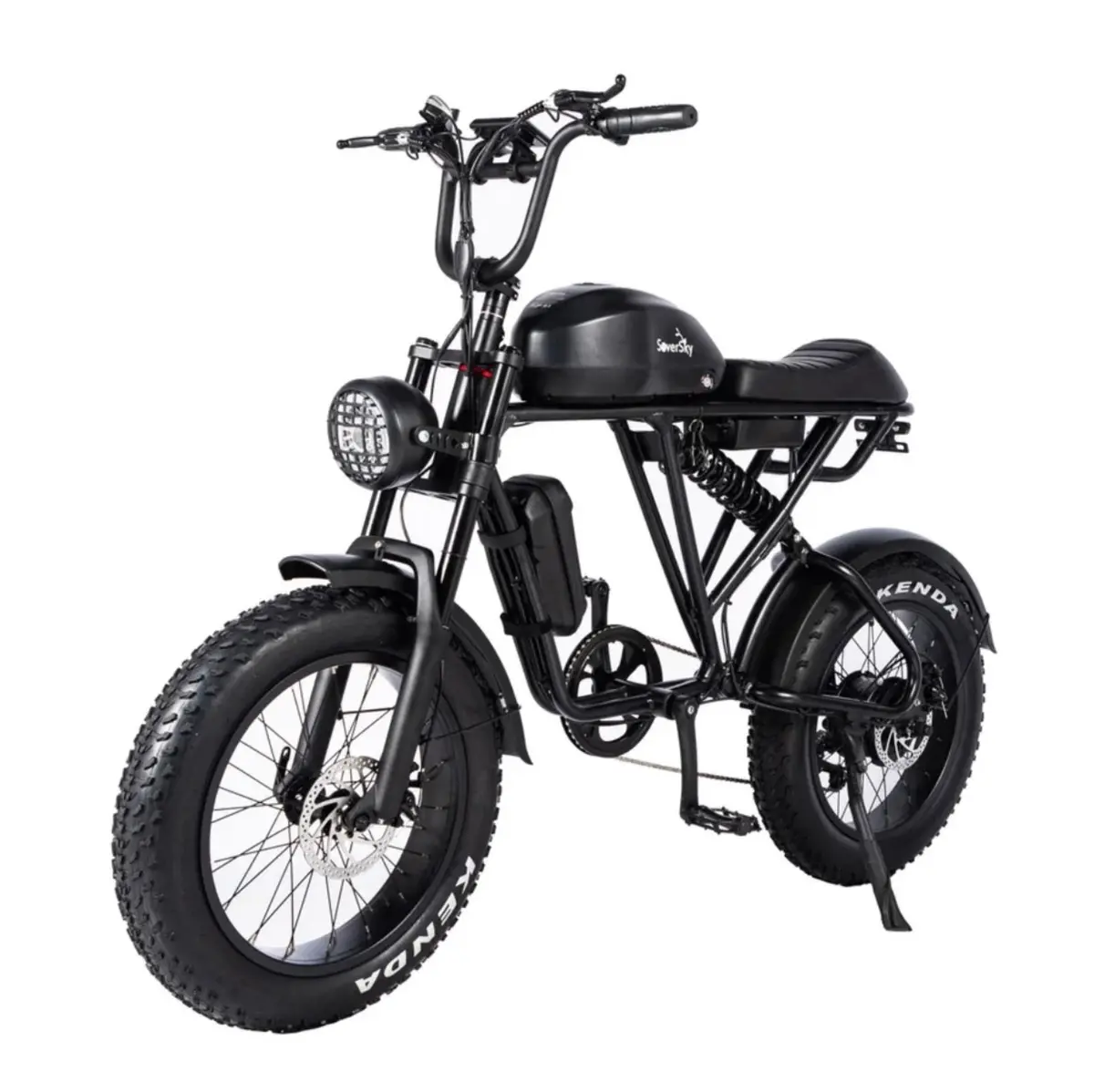 Soversky Electric Fat Tire Bike Shimano 7-Speed Titan 500 1