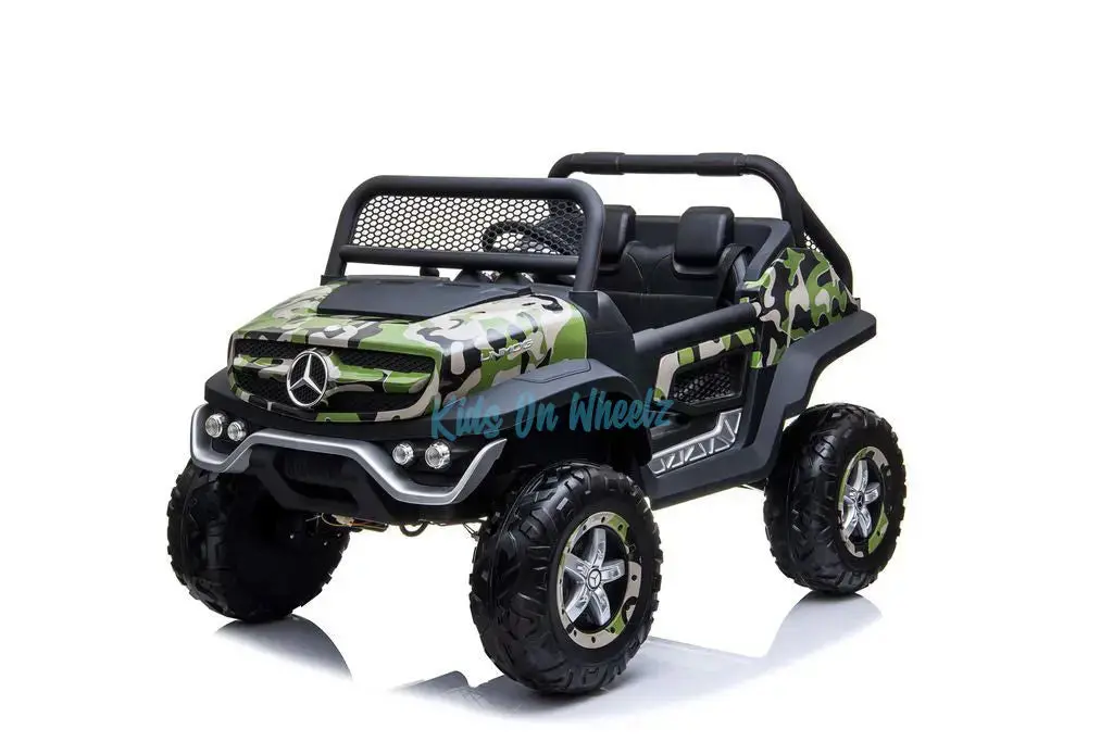 Mercedes Benz Unimog Atv 12V 2 Seater - Camo Edition 1