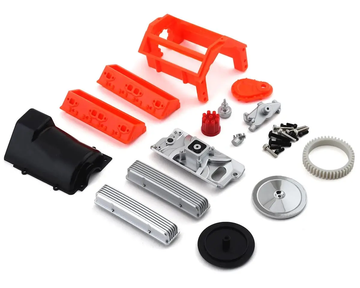 New Ssd Rc Scale V8 Engine Motor Cover Kit 1
