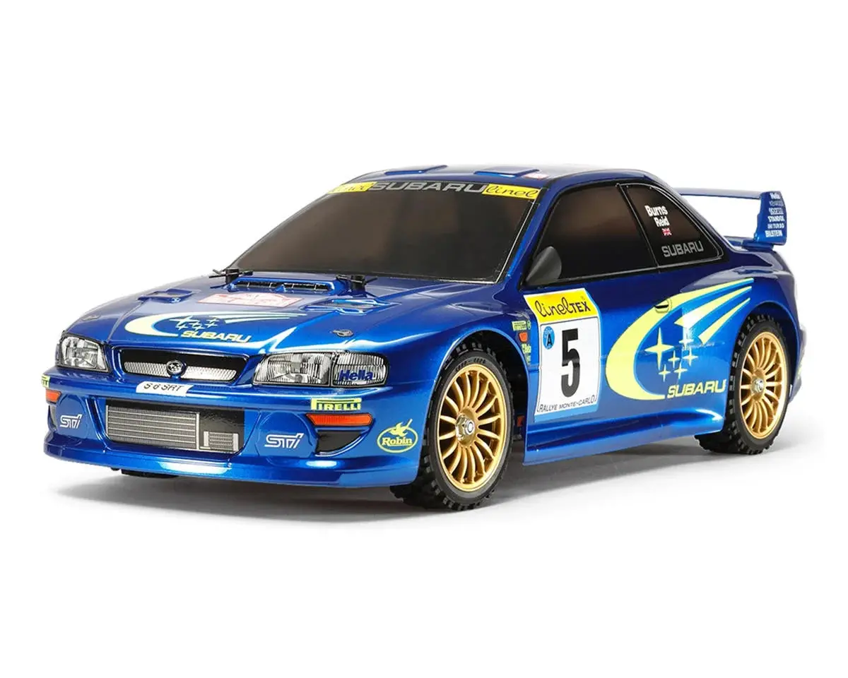 New Tamiya 1999 Subaru Impreza Sti Monte-Carlo 1/10 4Wd Electric Rally Car Kit (Tt-02) 1