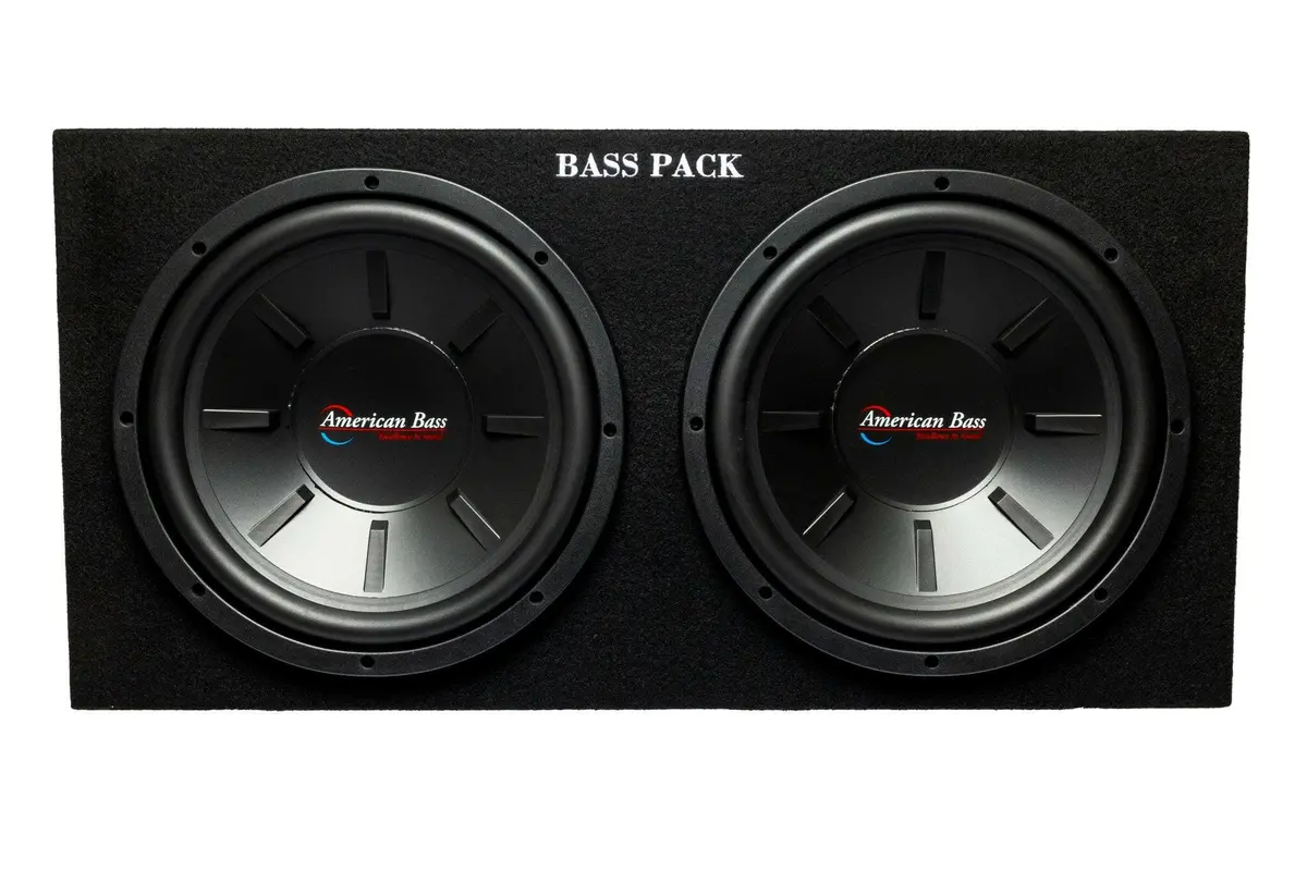 Bass Pack Dual 12″ Loaded Subwoofer Enclosure With Amplifier | 600 Watts Rms 1