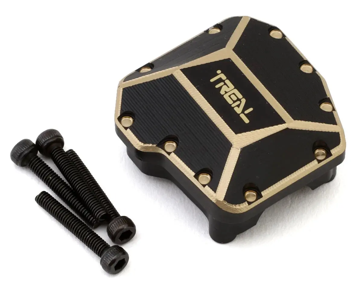 New Treal Hobby Axial Scx10 Iii Brass Differential Cover (51G) (Portal Axle) 1