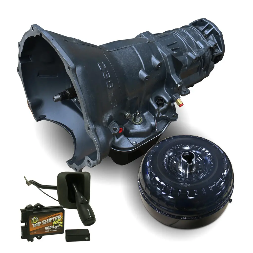 Torquemaster Dodge 48Re Transmission & Converter Package - 2003-2004 4Wd C/W Auxiliary Filter, Billet Input & Tapshifter 1