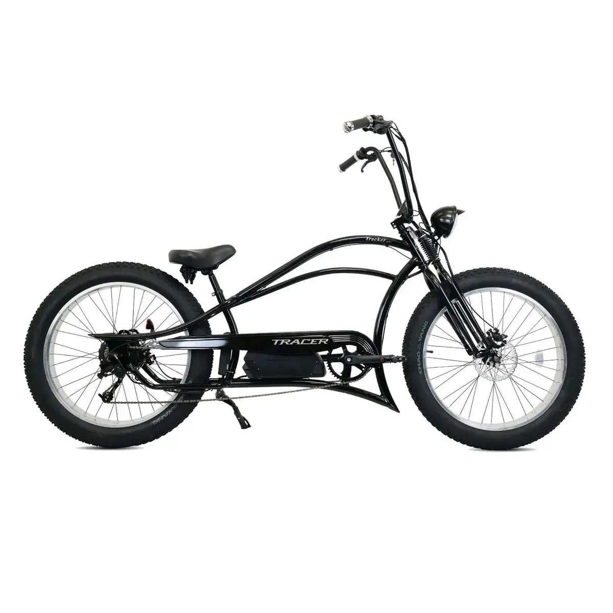 Tracer Tracker Ds7 26" 7 Speed Stretch E-Bike With Classic Dual Springer Fork 1
