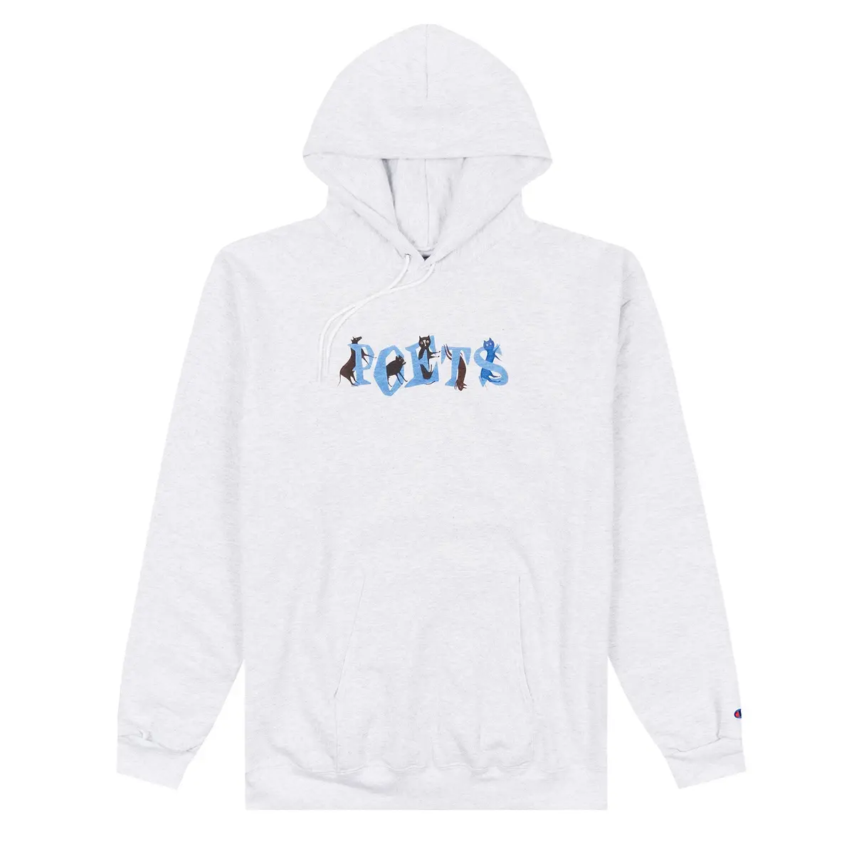 Poets Traylor Hooded Sweatshirt Grey 1