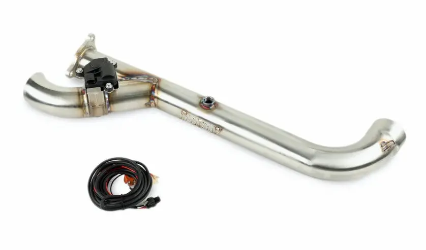 Trinity Racing Rzr Xp Turbo Side Piece Header With E-Valve 1