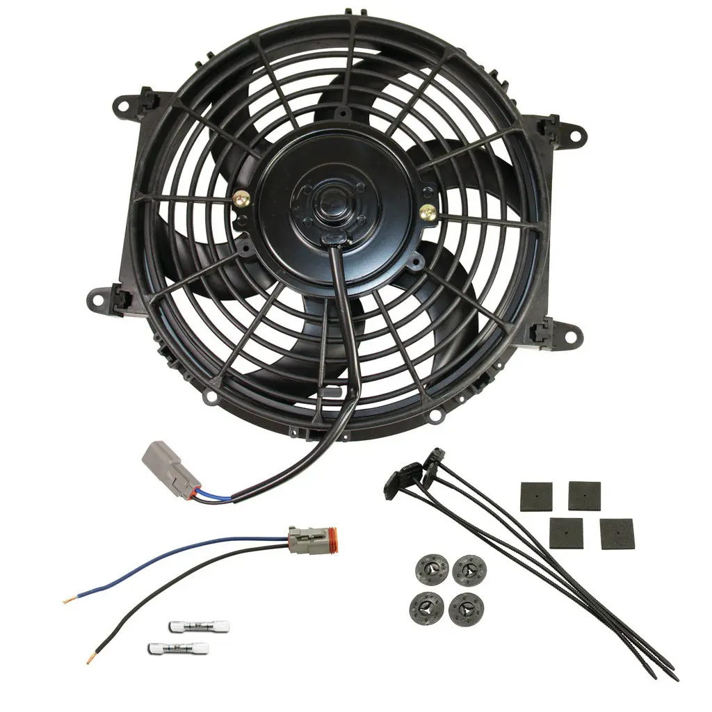 Universal Electric Cooling Fan Kit 80-Watt / 10-Inch / 800 Cfm 1