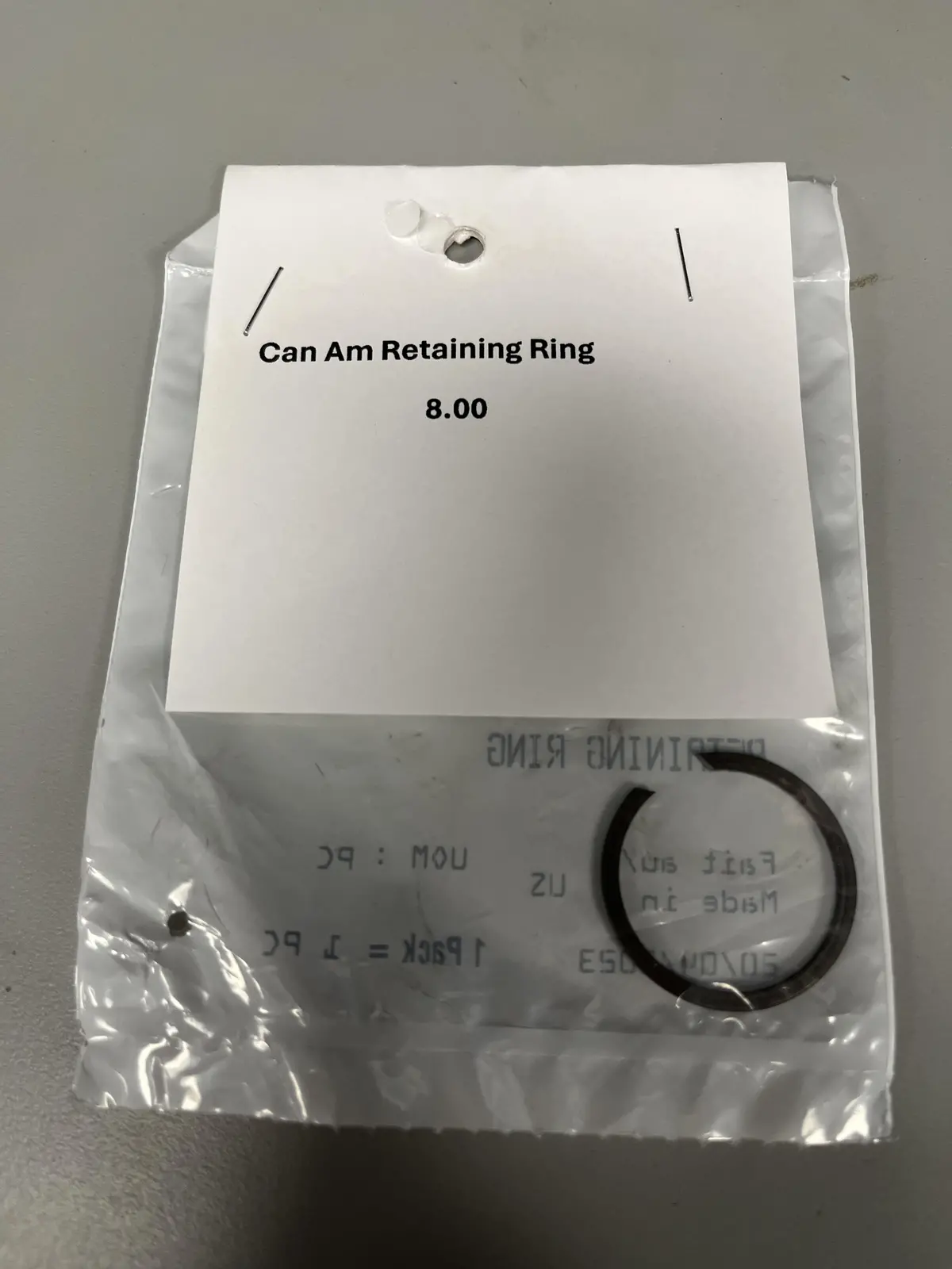 Can-Am Retaining Ring 1