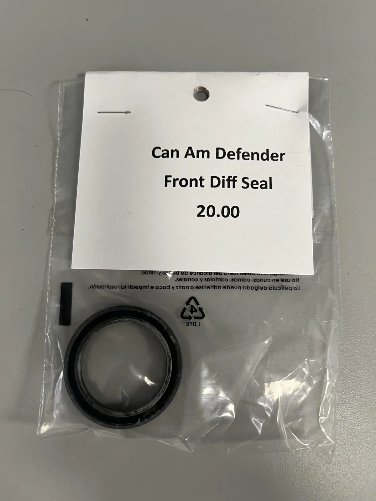 Can-Am Defender Front Diff Seal 1