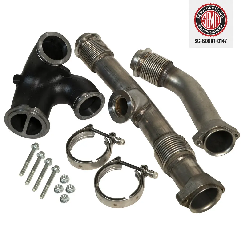 Up-Pipes Kit W/Egr Connector Ford 6.0L Power Stroke 2004.5-2007 2