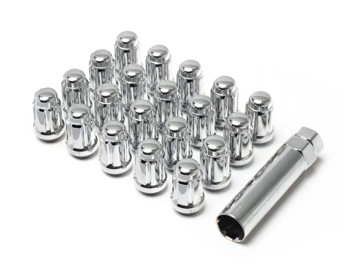 12X1.5 Lug Kit Chrome (5-Lug) 1