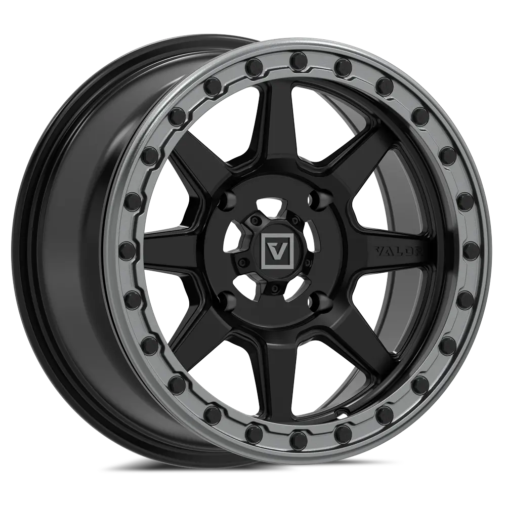 V13 Satin Black Utv Beadlock 1