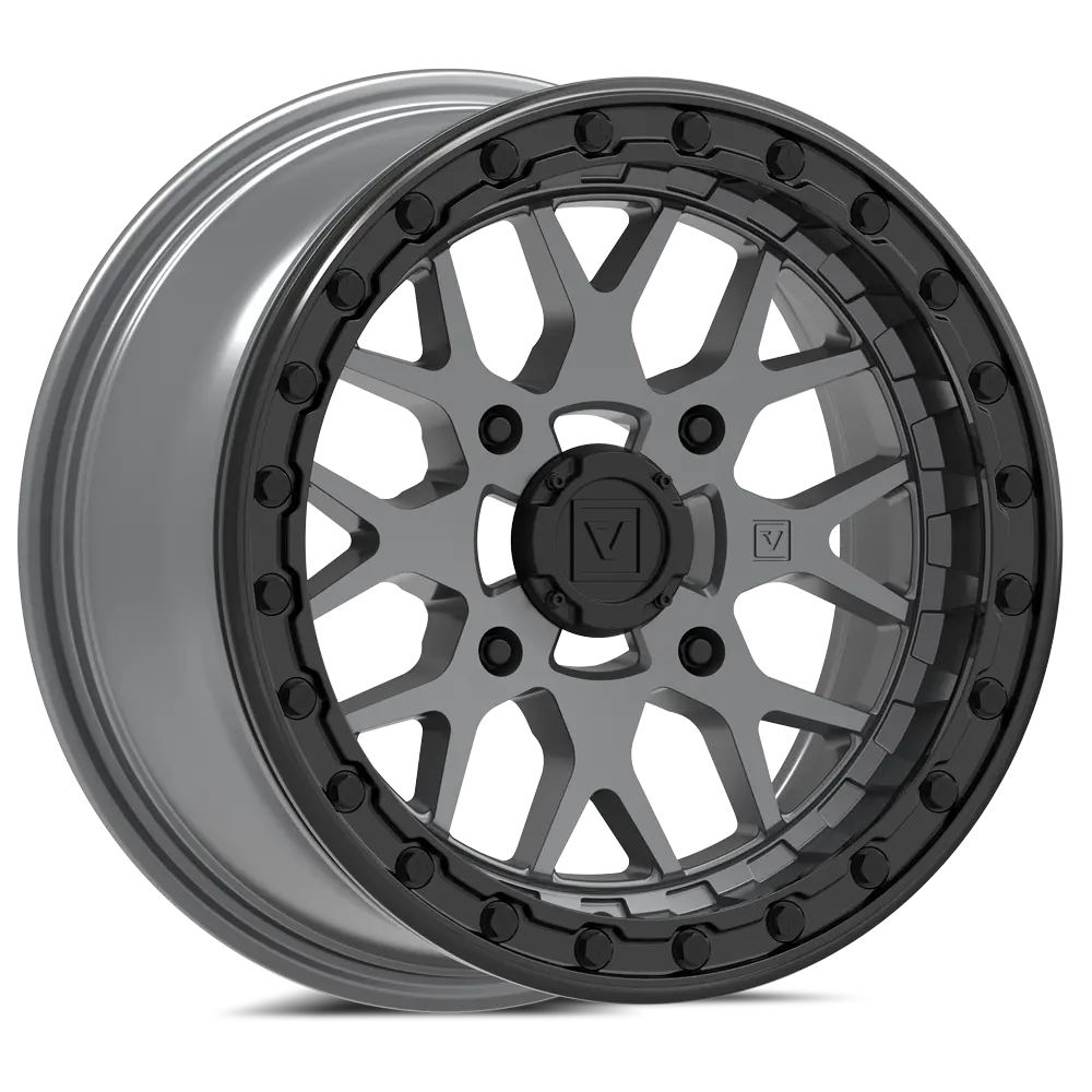 V07 Satin Graphite Utv Beadlock 1