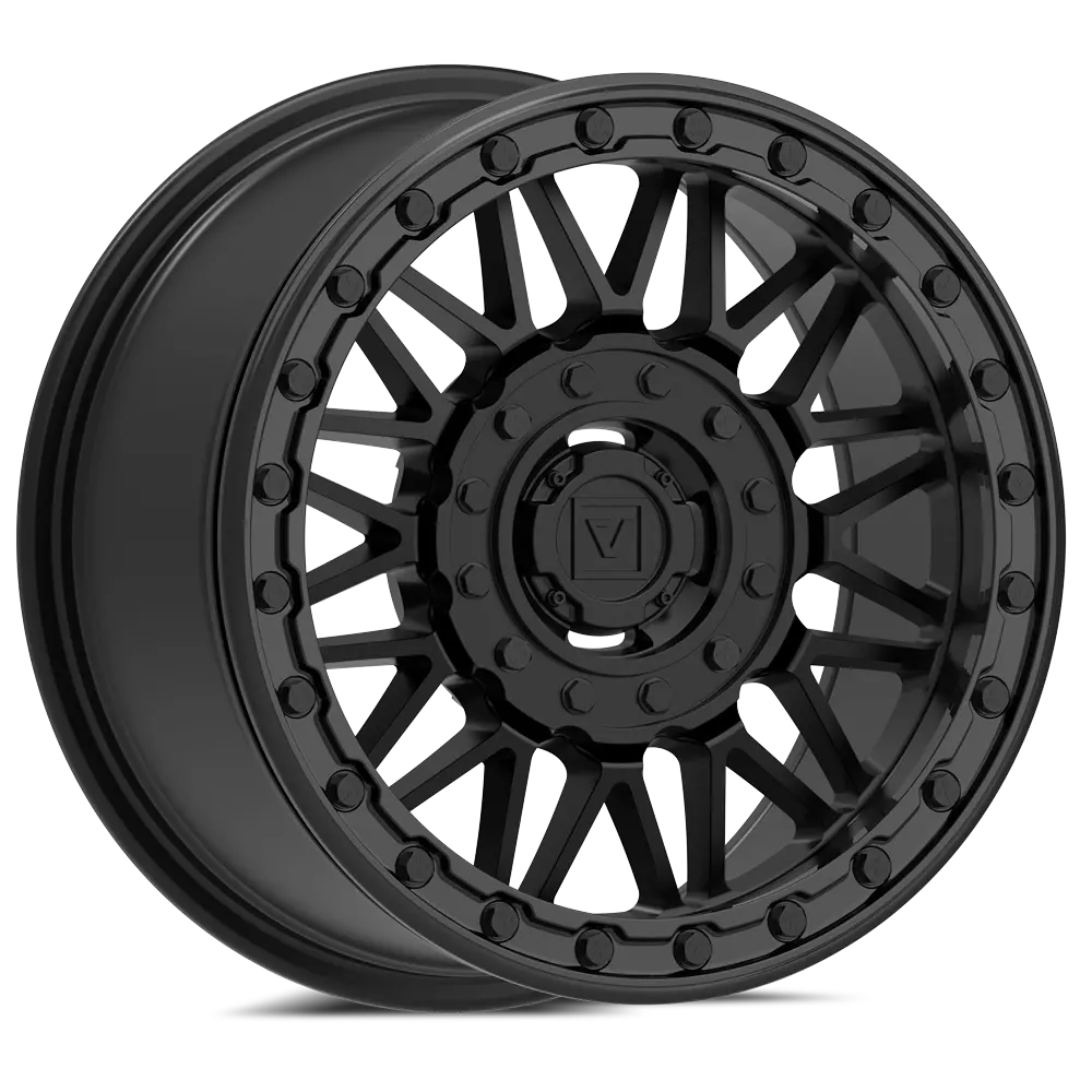 V08 Satin Black Utv Beadlock 1