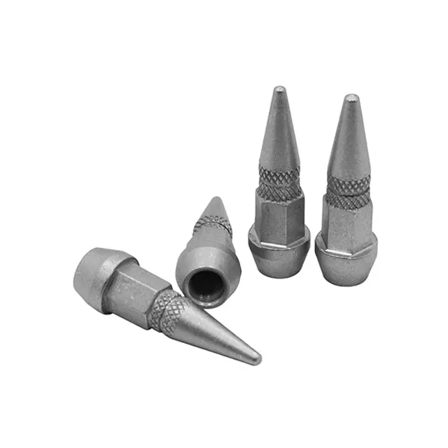 4 Pc Air Valve Stems Spike Cap - Powder Coated - Various Colors 1