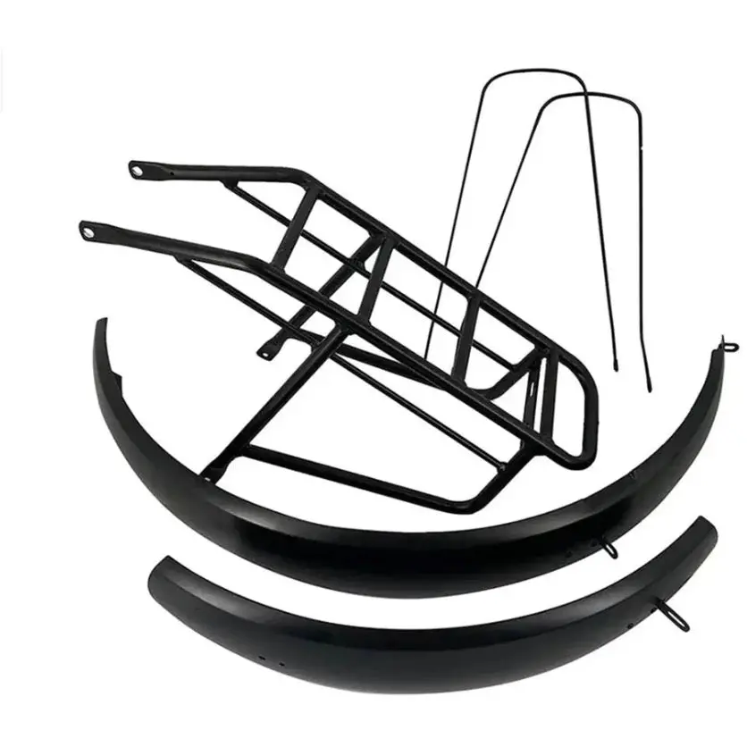 Velowave Rear Rack & Fender Kit For Rover/Ranger Fat Tire Ebike 1