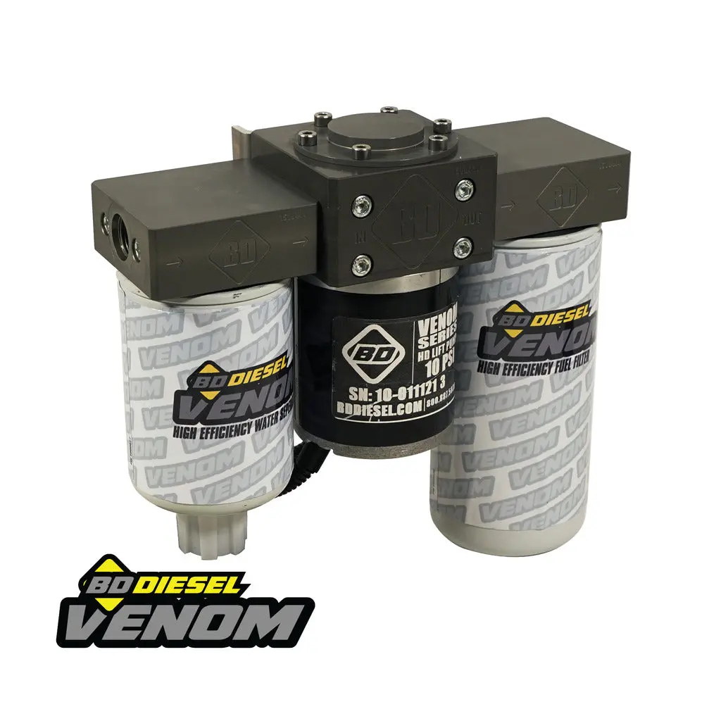 Venom Fuel Lift Pump C/W Filter & Separator Chevy 6.6L Duramax 2001-2010 1