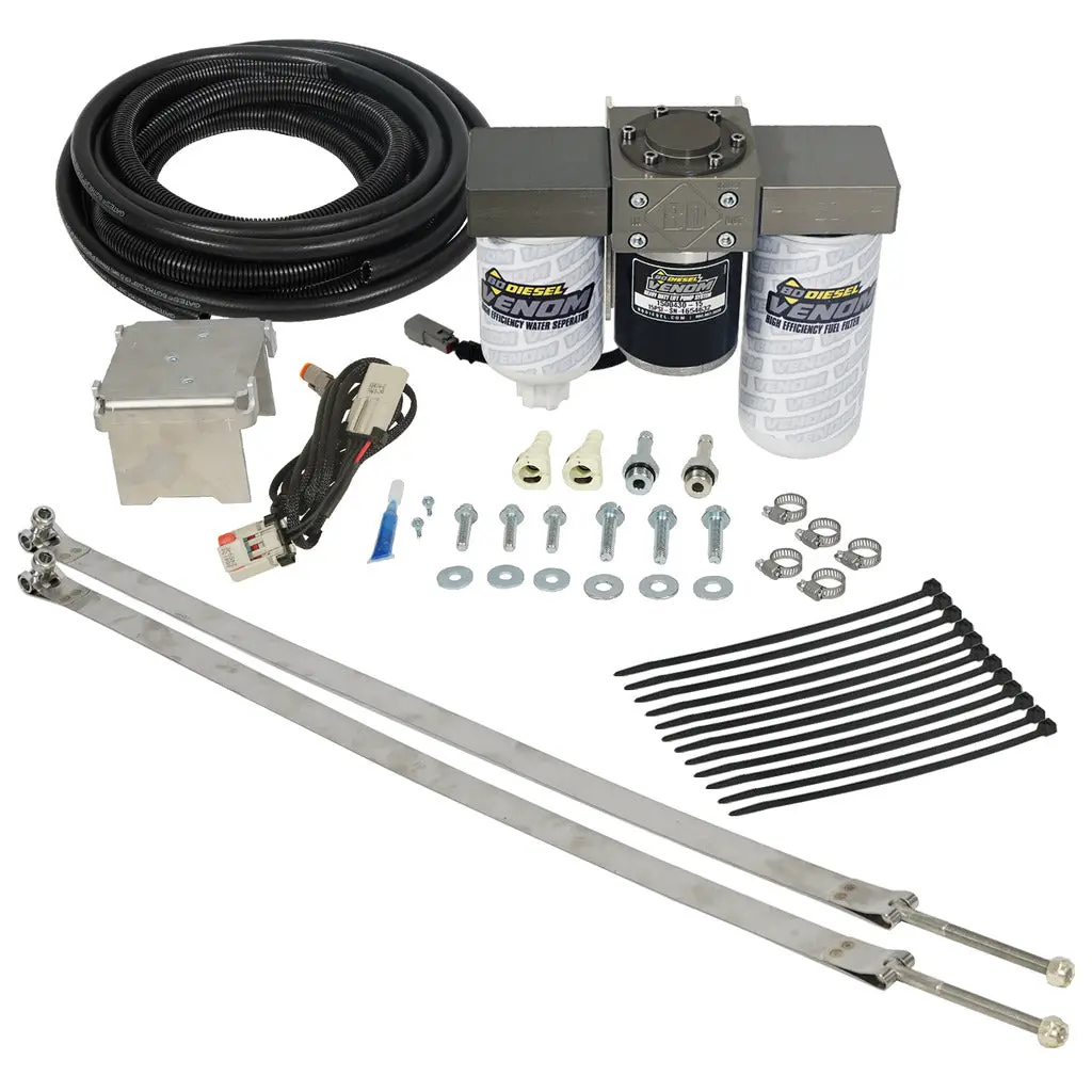 Venom Fuel Lift Pump C/W Filter & Separator Dodge 5.9L/6.7L Cummins 2005-2012 1