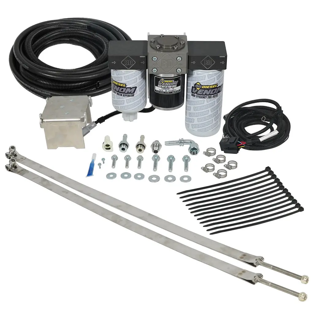 Venom Fuel Lift Pump C/W Filter & Separator Dodge 5.9L Cummins 1998.5-2002 1