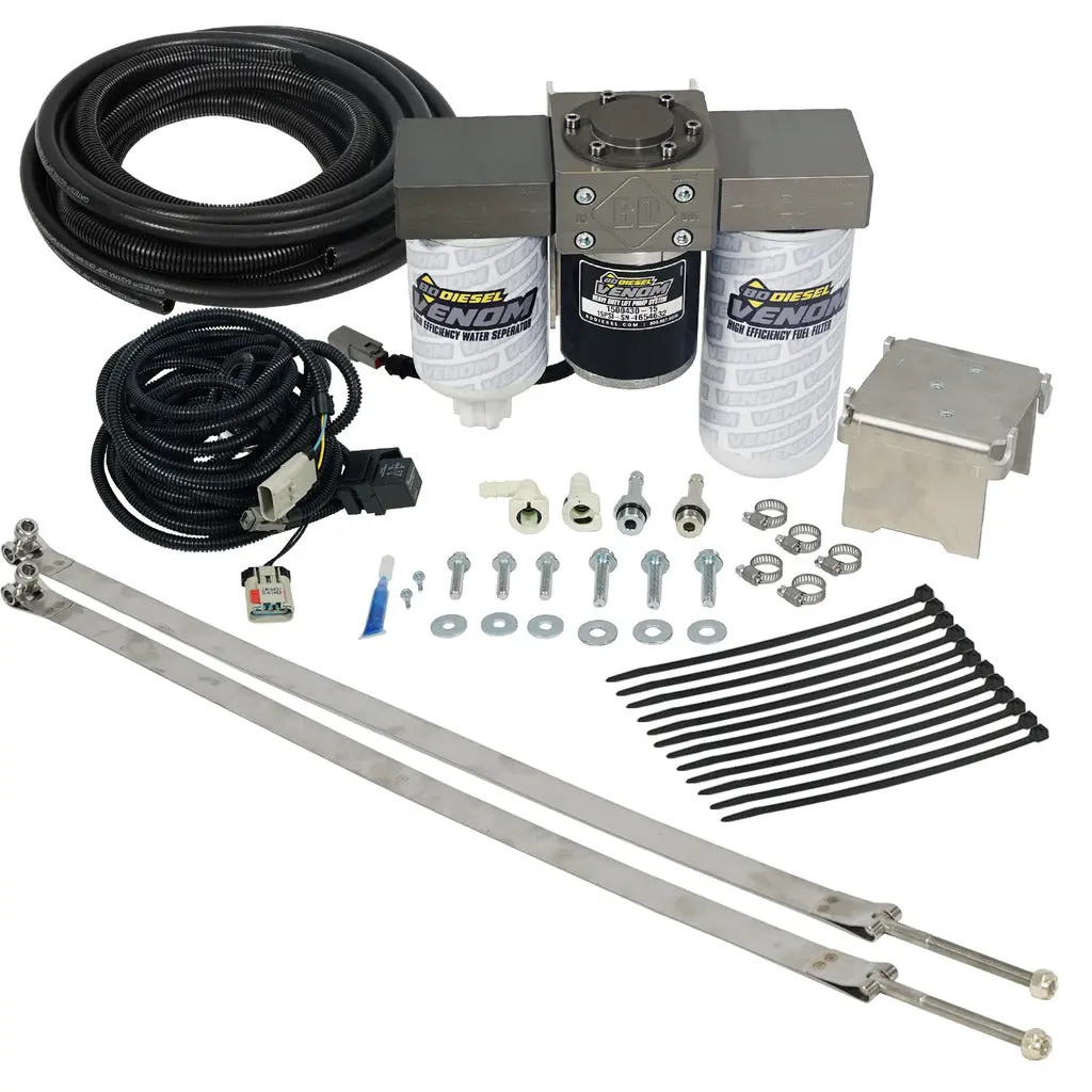 Venom Fuel Lift Pump C/W Filter & Separator Dodge 6.7L Cummins 2013-2022 1