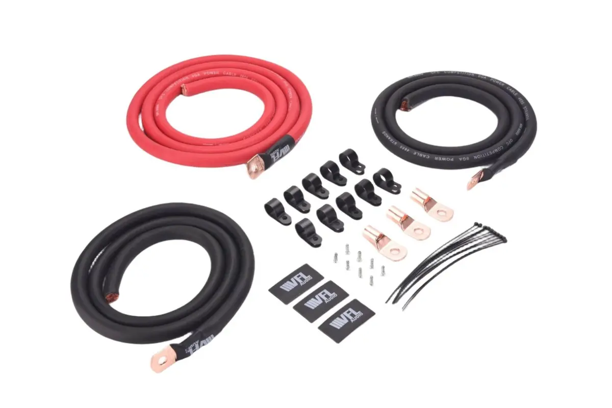 Vfl Audio Big3 100% Oxygen-Free Copper 0 Gauge Amplifier Kit 1