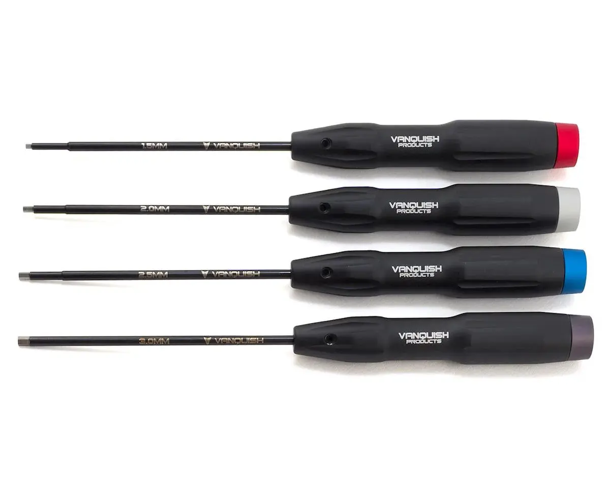 New Vanquish Products Metric Hex Driver Tool Set W/Bearing Cap (1.5, 2.0, 2.5, 3.0Mm) 1