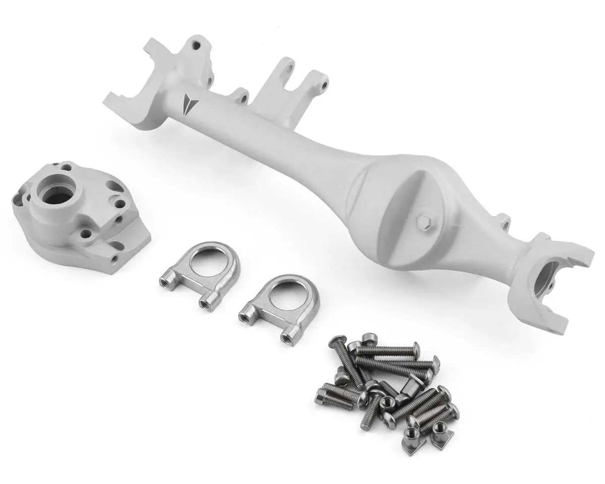New Vanquish Products F10t Aluminum Front Axle Housing (Silver) 1