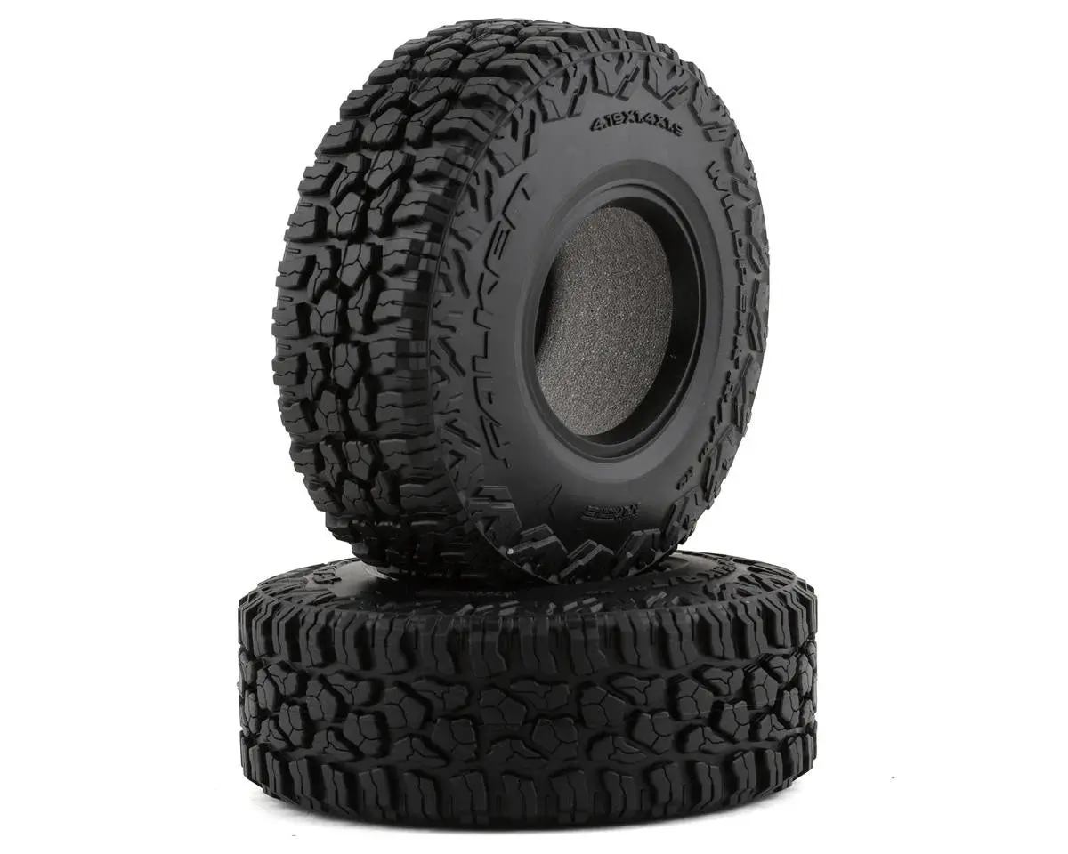 New Vanquish Products Falken Wildpeak R/T 1.9" Class 1 Rock Crawler Tires (2) (Red) 1