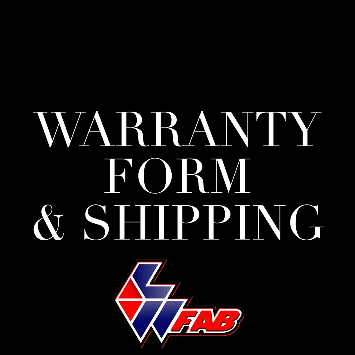 Warranty Shipping 1