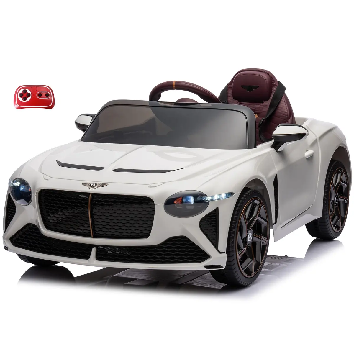 Bentley Bacalar 12V Ride On Car For Kids With Remote Control, Led Lights And Music 1