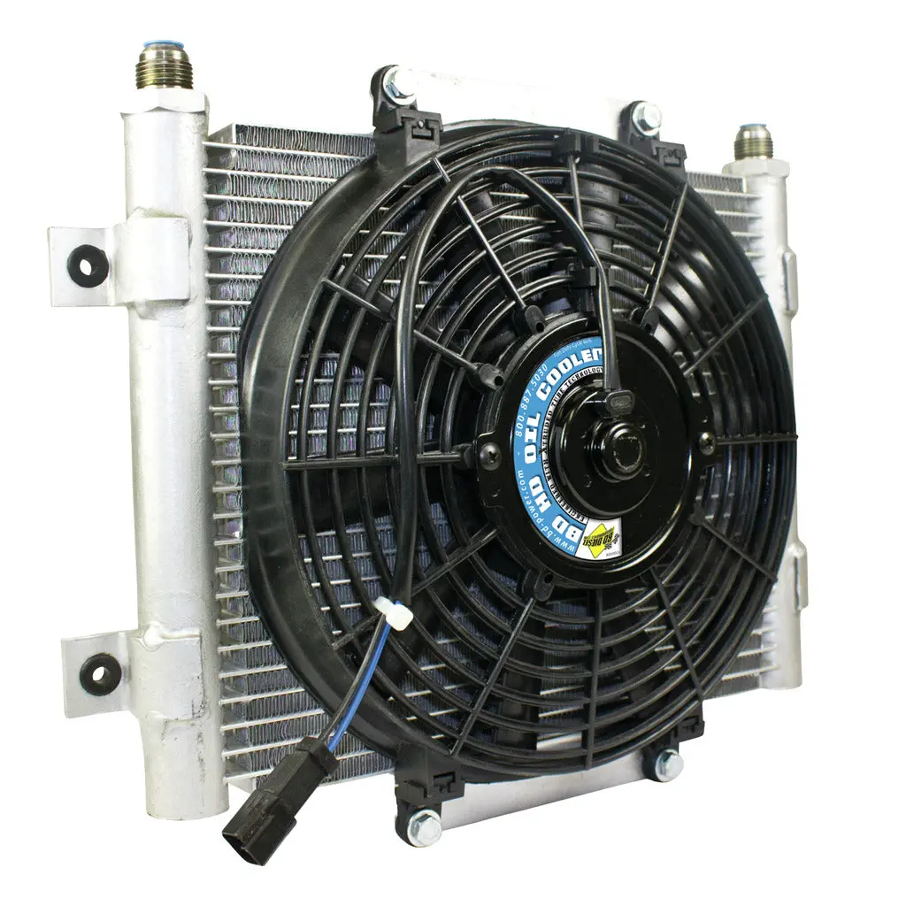 Xtrude Transmission Cooler With Fan 10 Jic Male Connection 1