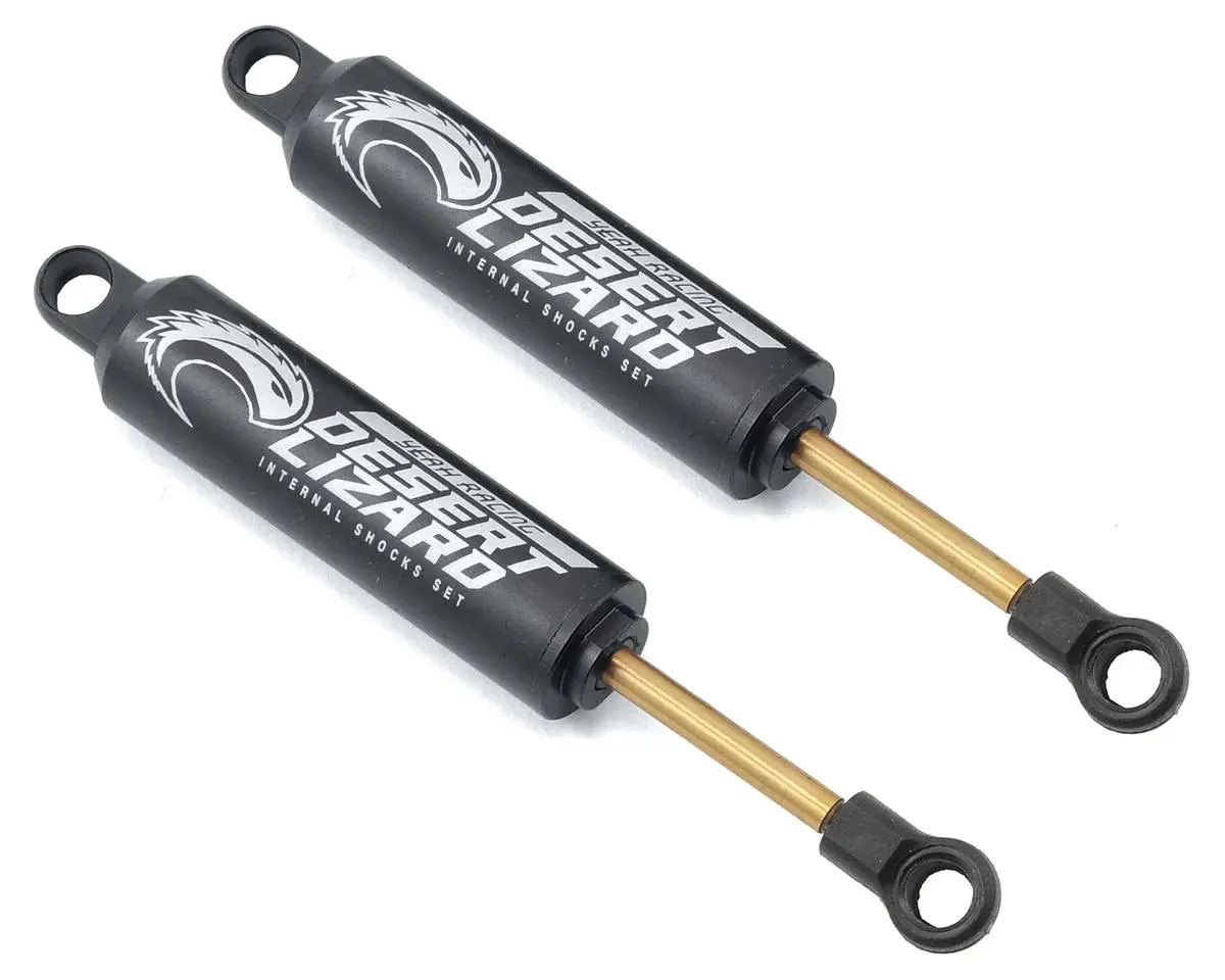 New Yeah Racing Aluminum Desert Lizard Two Stage Internal Spring Shocks (Black) (2) (90Mm) 1