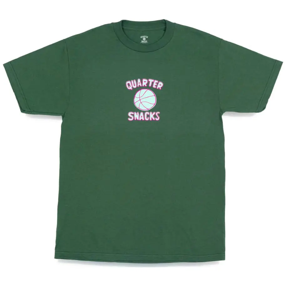 Quarter Snacks Ball Is Life Tee Forest Green 1