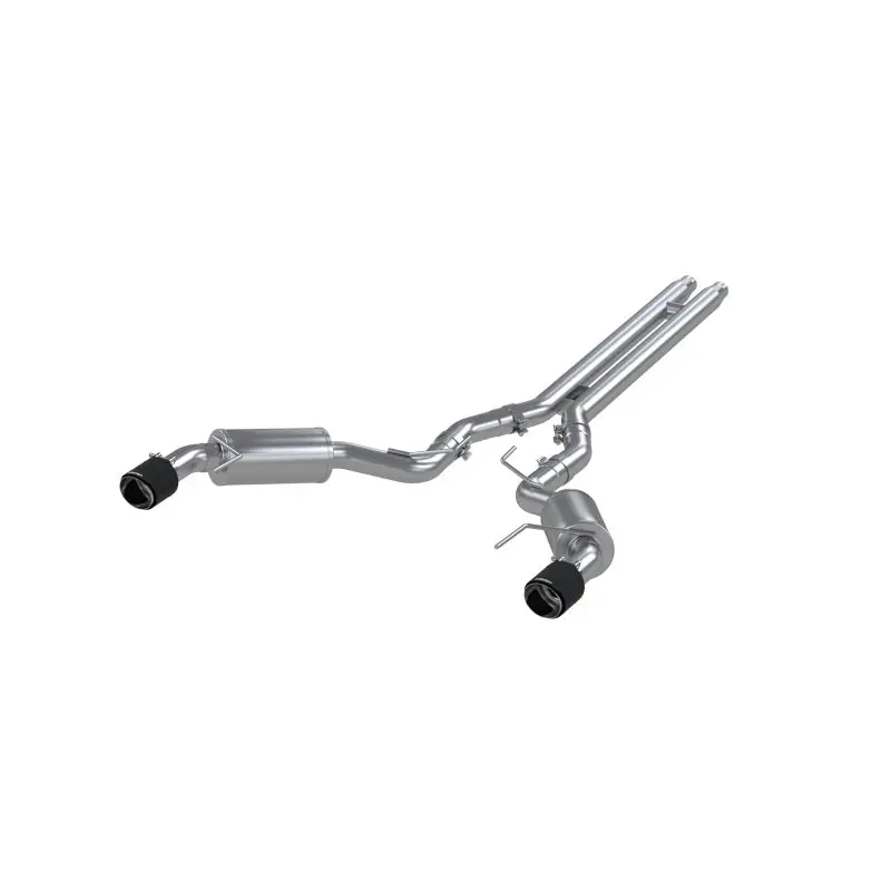 Mbrp Street-Series Cat-Back Exhaust For 2015–2017 Ford Mustang Gt 5.0L Coupe (3" System, Dual Tips W/ 4.5" Carbon Fiber Finish) 1