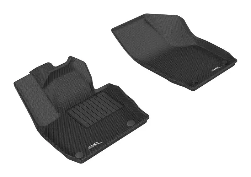 3D Maxpider Black All-Weather First-Row Floor Mats For 2015–2018 Audi Q3 1
