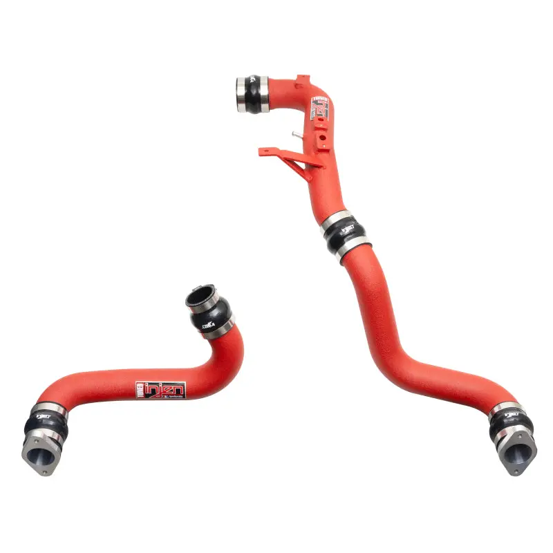 Injen 22-23 Honda/Acura Civic/Si/Integra 1.5L Turbo Aluminum Intercooler Pipe Kit - Wrinkle Red 1