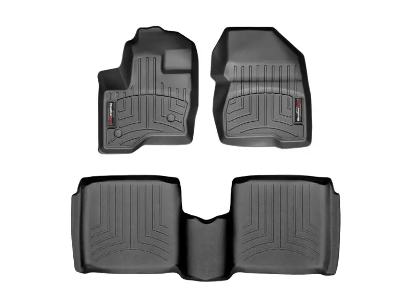 Weathertech Front Floorliner – Black Interior Protection For Vehicles 1