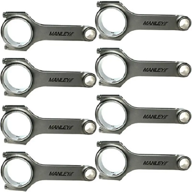 Manley H-Beam Connecting Rod Set For Chrysler 5.7L Hemi – Includes .945" Wrist Pins And Arp 8740 Rod Bolts 1