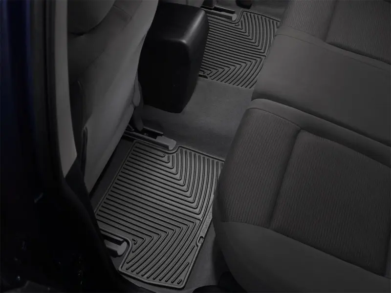 Weathertech Rear Floor Mats – Rubber, Black, Designed For 2009–2013 Honda Pilot 1