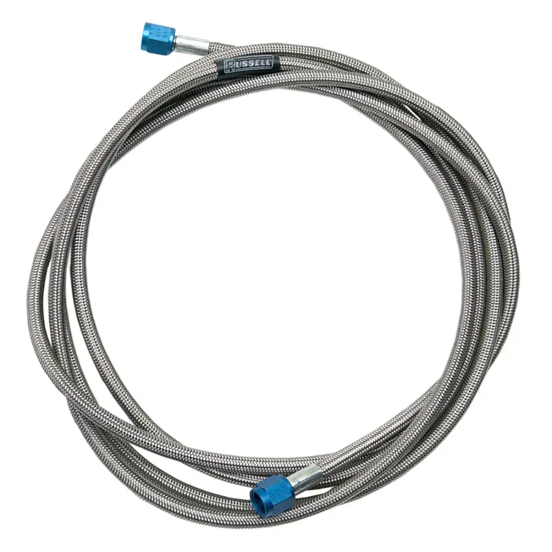 Russell Performance Pre-Made -3 An To 1/8" Npt Nitrous/Fuel Line – 12 Inches Long 1