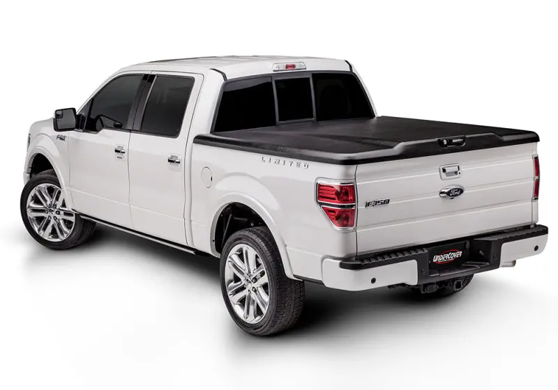 Undercover 16-20 Toyota Tacoma 5Ft Elite Bed Cover - Black Textured (Req Factory Deck Rails) 1