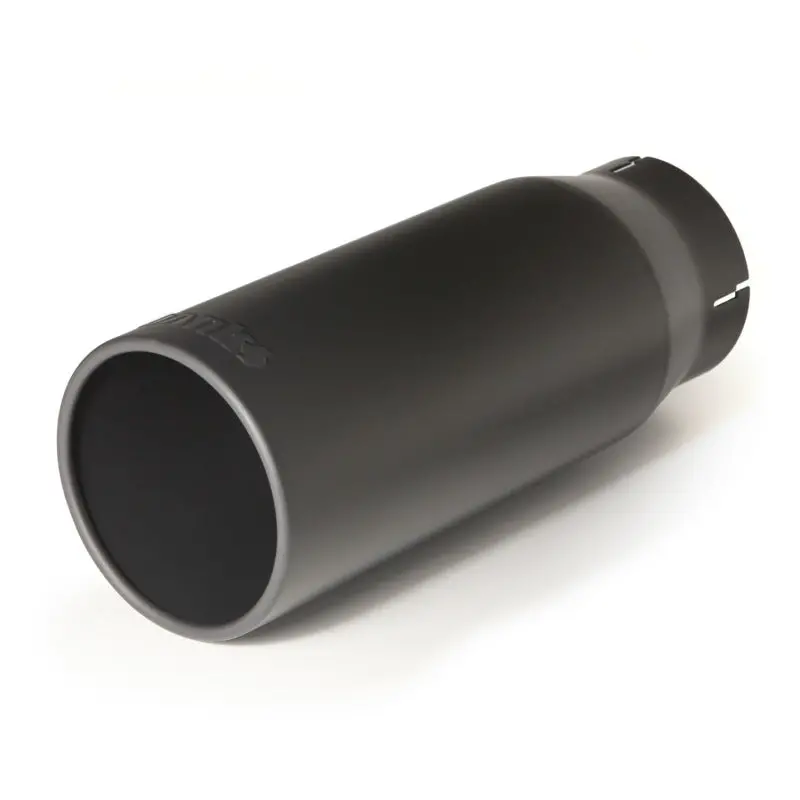 Banks Power Stainless Steel Tailpipe Tip Kit – 4" Inlet, 5" X 12.5" Straight-Cut, Black Finish 1