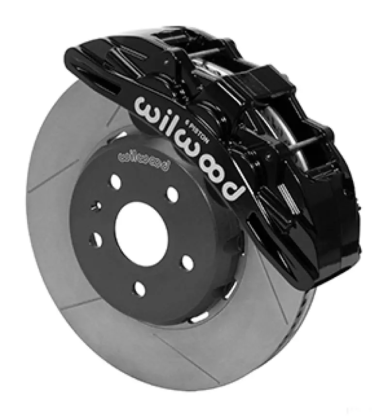 Wilwood Sx6R Front Brake System – 14" Slotted Rotors, Black Calipers, Lines Included (2016–2019 Camaro Ss) 1