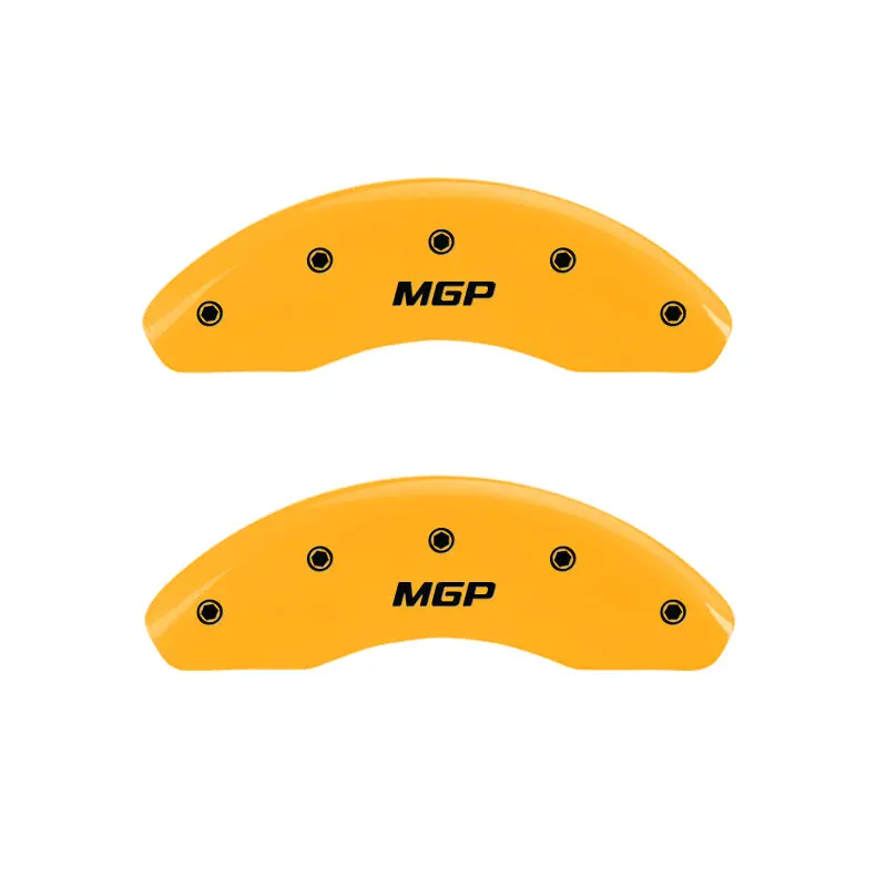 Mgp Engraved Yellow Caliper Covers With Black Lettering For 2007 Chevrolet Hhr 1