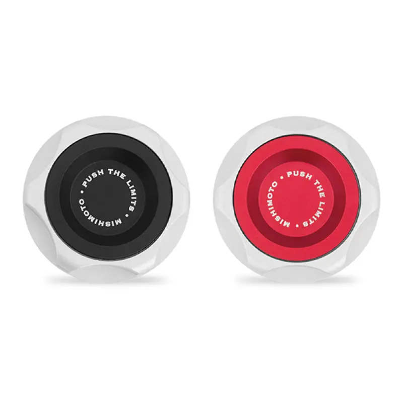 Mishimoto Black Anodized Oil Filler Cap For Mitsubishi Vehicles 1