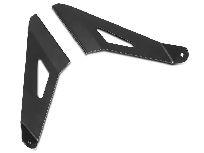Raxiom 14-15 Chevrolet Silverado 1500 50-In Curved Led Light Bar Windshield Mounting Brackets 1