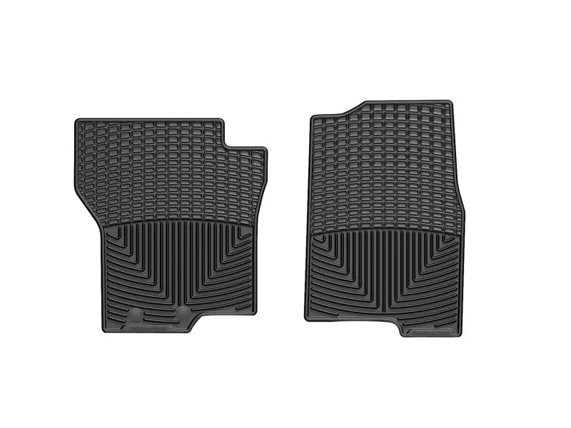 Weathertech Front Floor Mats – Heavy-Duty Rubber, Black, Fit 2011+ Ford Expedition 1