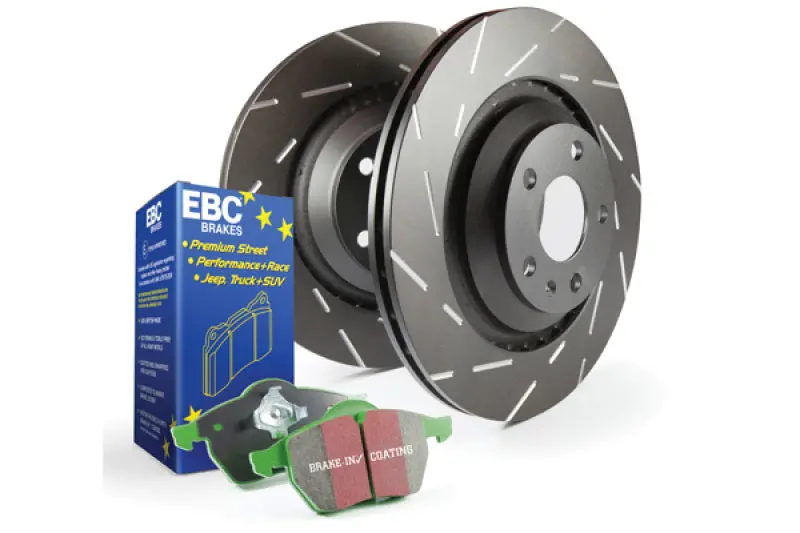 Ebc S2 Greenstuff Brake Pad And Usr Rotor Kit 1