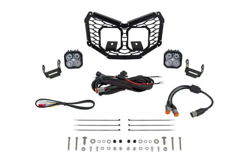 Diode Dynamics Stage Series Led Grille Light Kit For 2017–2024 Can-Am Maverick X3 – Sport White Combo 1